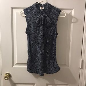 Navy blue blouse